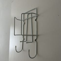 Hat Rack With Hooks - Mountable, Behind Door - $5