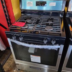New Whirlpool 4 Burner Gas Stove 30" Wide