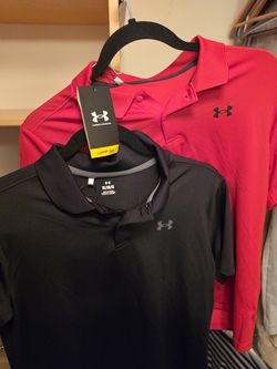 Youth L Under Armour Polo $20