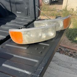 GMC Sierra Or Chevrolet Silverado  Headlight Covers