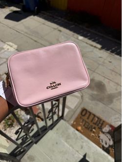 Coach purse  mini carey pink
