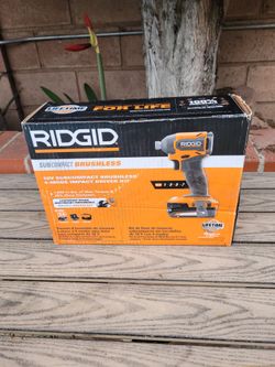 Ridged 18v Brushless 4 Mode Impact Driver Kit