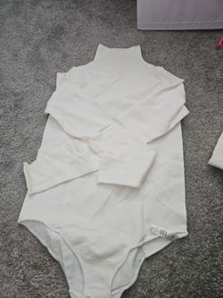 Onyx skims long sleeve mock neck bodysuit