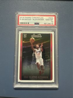 Shai Gilgeous-Alexander Rookie card PSA 10