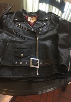 Wilson open road riding leather jacket