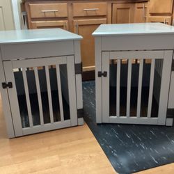 Dog Crate/End Table.      (DR)