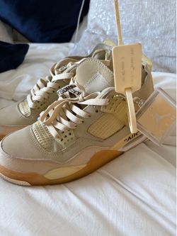 Woman’sJordan 4 off white “sail”