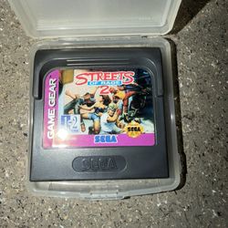 Streets Of Rage 2 Sega Game Gear