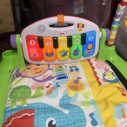 Baby Toy Piano Lay Down Set With Batteries