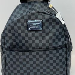 Leather backpack