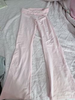 Light Pink Flare Yoga Pants