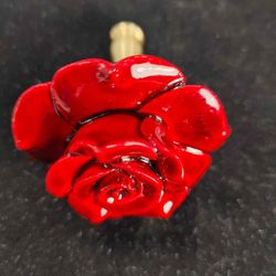 Large Victorian Rose Lamp Finial