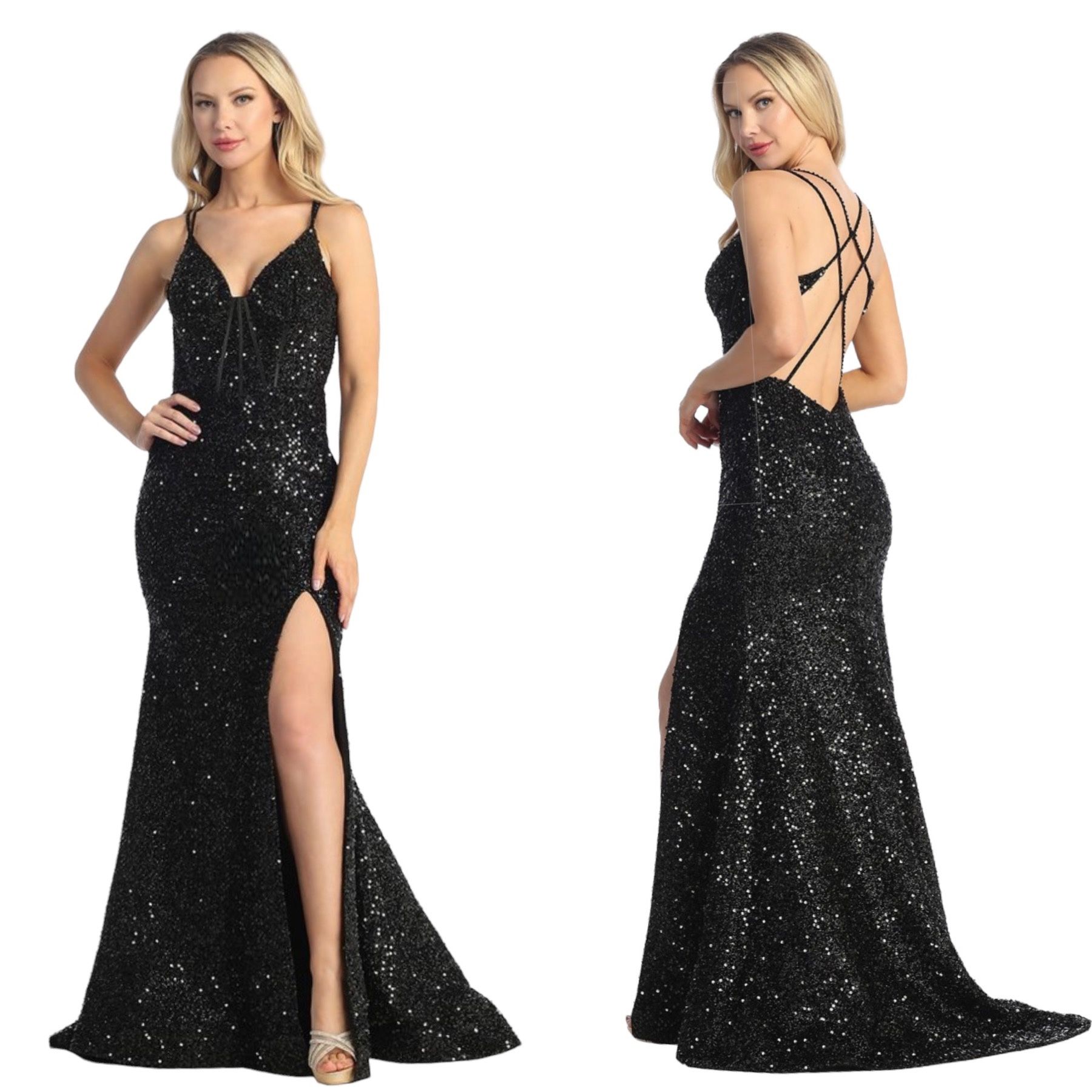New With Tags Sequin Formal Dress & Prom Dress $199