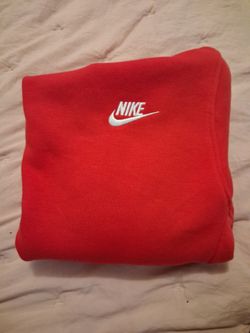 Nike red hoodie