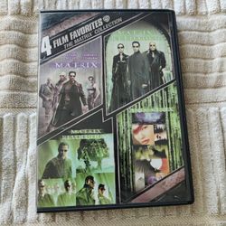The Matrix 4-Film Favorites Movie Collection DVD (Flipper)