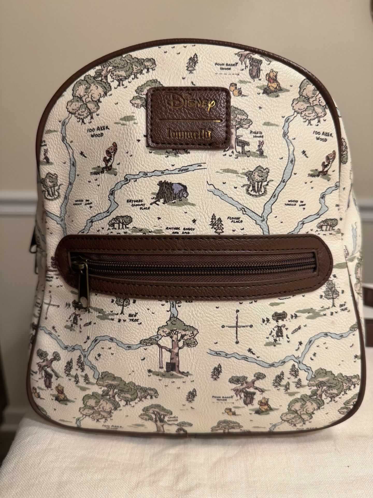 Loungefly Hundred Acre Wood Sketch Map Winnie The Pooh Backpack