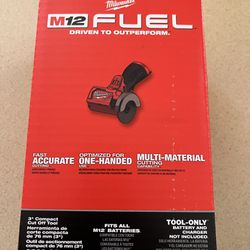 Milwaukee Fuel M12 Cut Off Tool - New In Box 