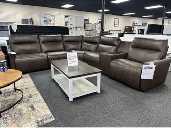 6PC Power Recliner Modular Sectional.