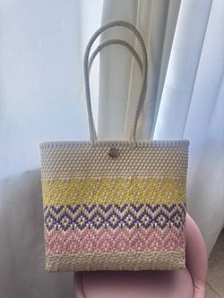 Beach Bag Handmade Straight From Mexico Perfect For Your Packing Needs Size Medium