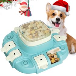 Dog Puzzle Toy - Puzzle Toys for Dogs 2 Levels, Dog Treat Puzzles Toys for IQ Training & Brain Stimulation, Dog Slow Feeder as Gifts for Puppies, Cats