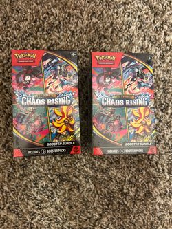 Pokémon TCG mega evolution chaos, rising, sealed, booster bundle Pokémon TCG mega evolution chaos, rising, sealed, booster bundle