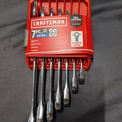 Craftsman 7pc Ratchet Wrench Set (Metric)
