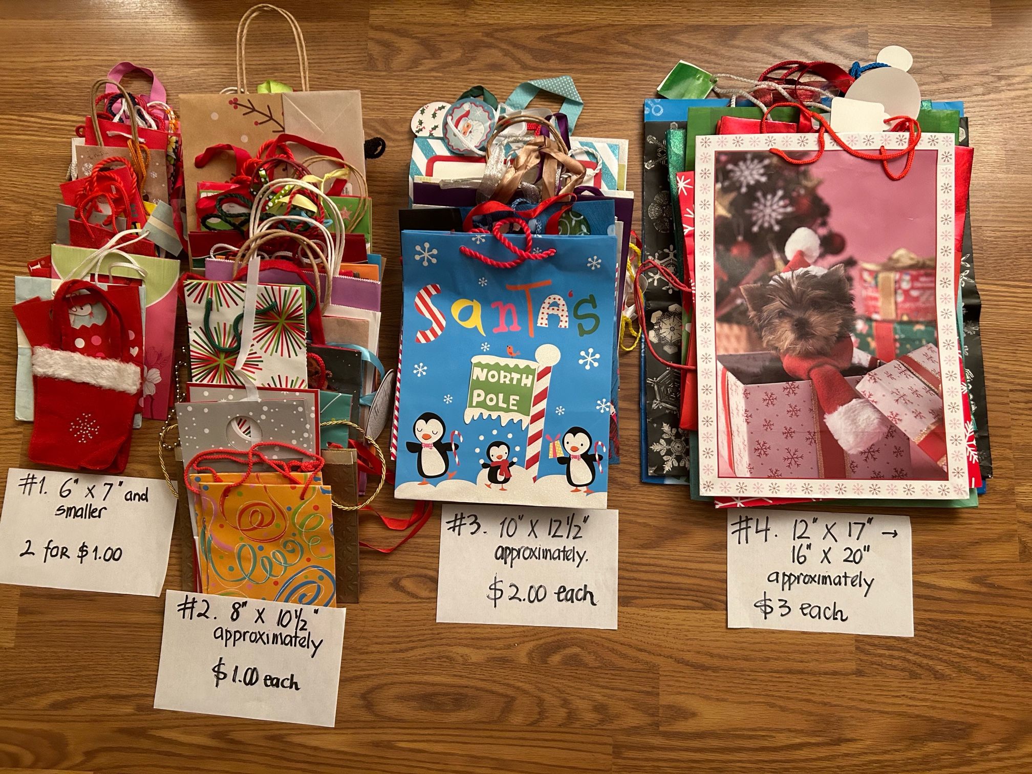 Assorted Christmas Gift Bags