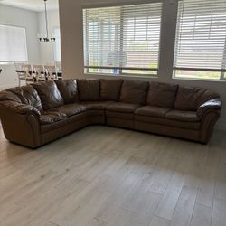 Leather Couch 