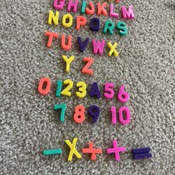 Magnetic letters And Numbers