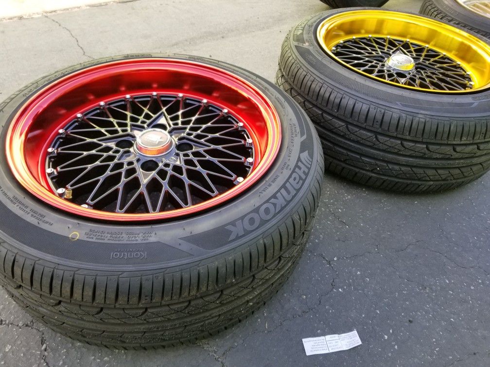 Wheel 15x8 4 Lugs 4x100 New 4 rims and 4 tires