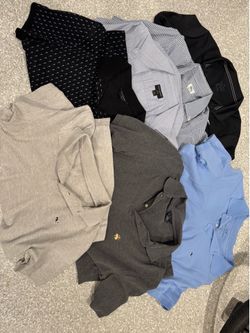 Bag of used men’s clothing