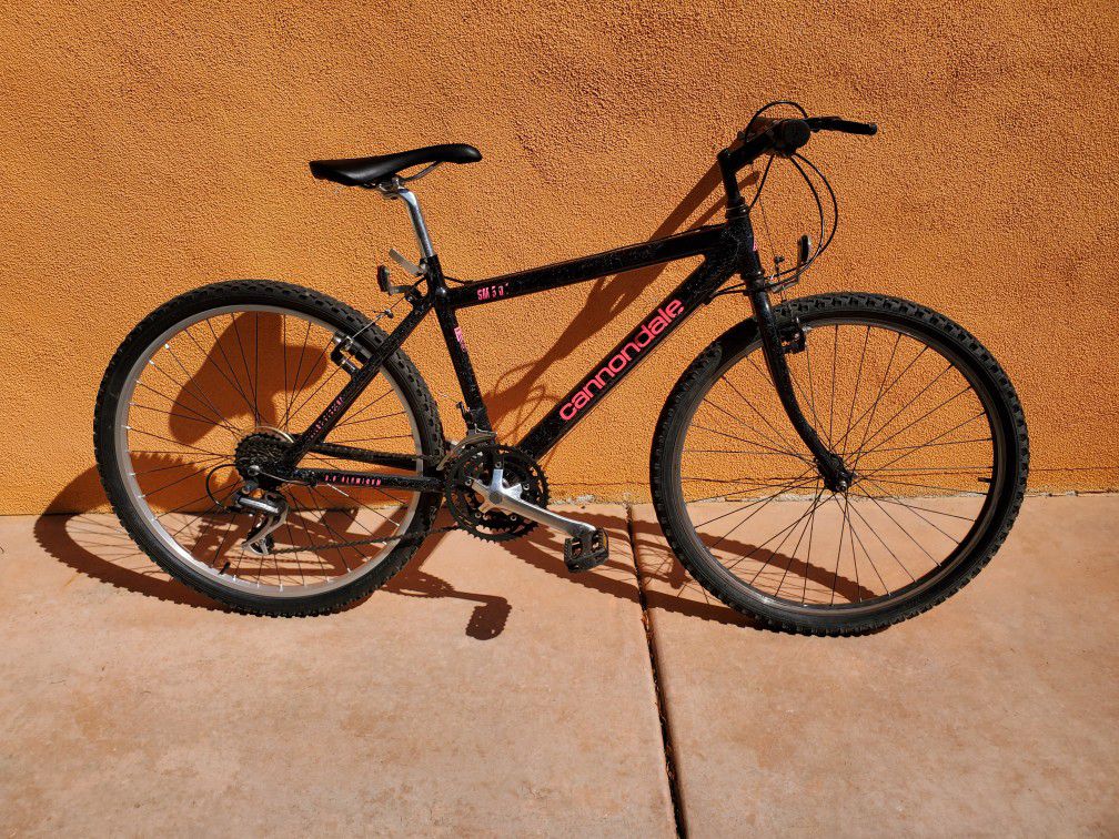 Vintage 1991 Cannondale Sm 500 17" 18 Speed Mountain Bike