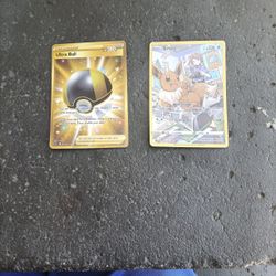 Ultra Ball With An Full Art Eevee For 15$