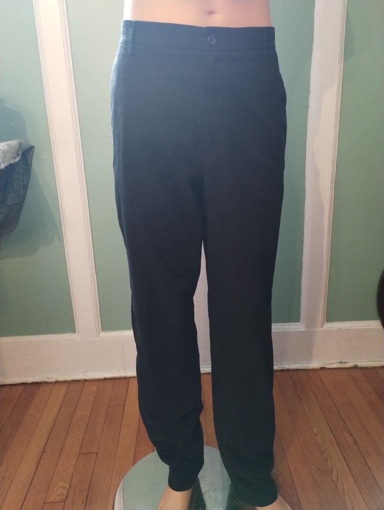 Merona Men's Khaki Supreme Black Pants Size 36x34