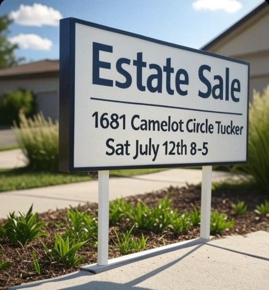 Estate Sale 1681 Camelot Cir Tucker