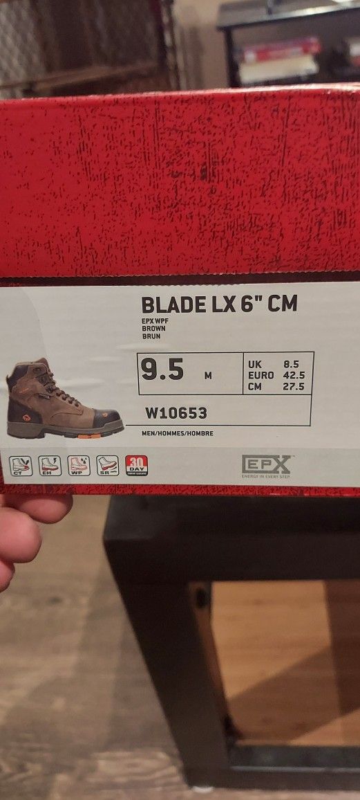 Wolverine Comp Toe Boots 9.5M *Brand NEW* NEVER USED