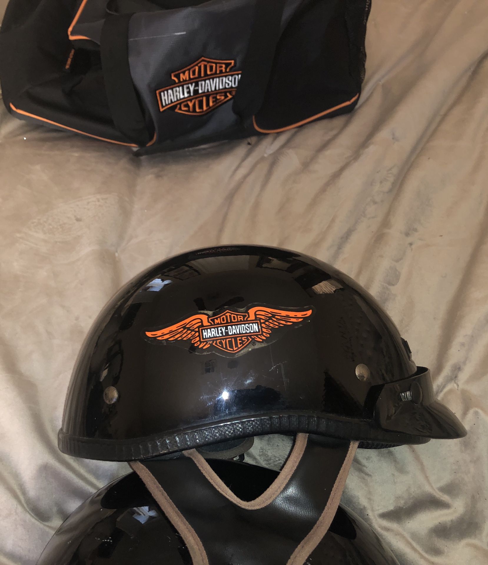 Harley Davidson Half Helmet DOT SZ L