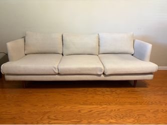NEED GONE TODAY! Modern 3 seat sofa. Professionally cleaned this week. MSRP $1500