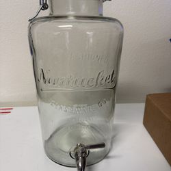 9 qt Utopia Nantucket Drink Dispenser - Glass, Clear