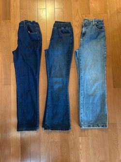 Cat & Jack Girls Jeans Size 16 3-Pairs