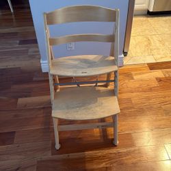 Kids Wooden High Chair