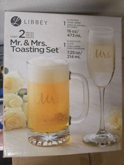 Mr. & Mrs. Toasting Set