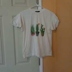 White Cacti Shirt