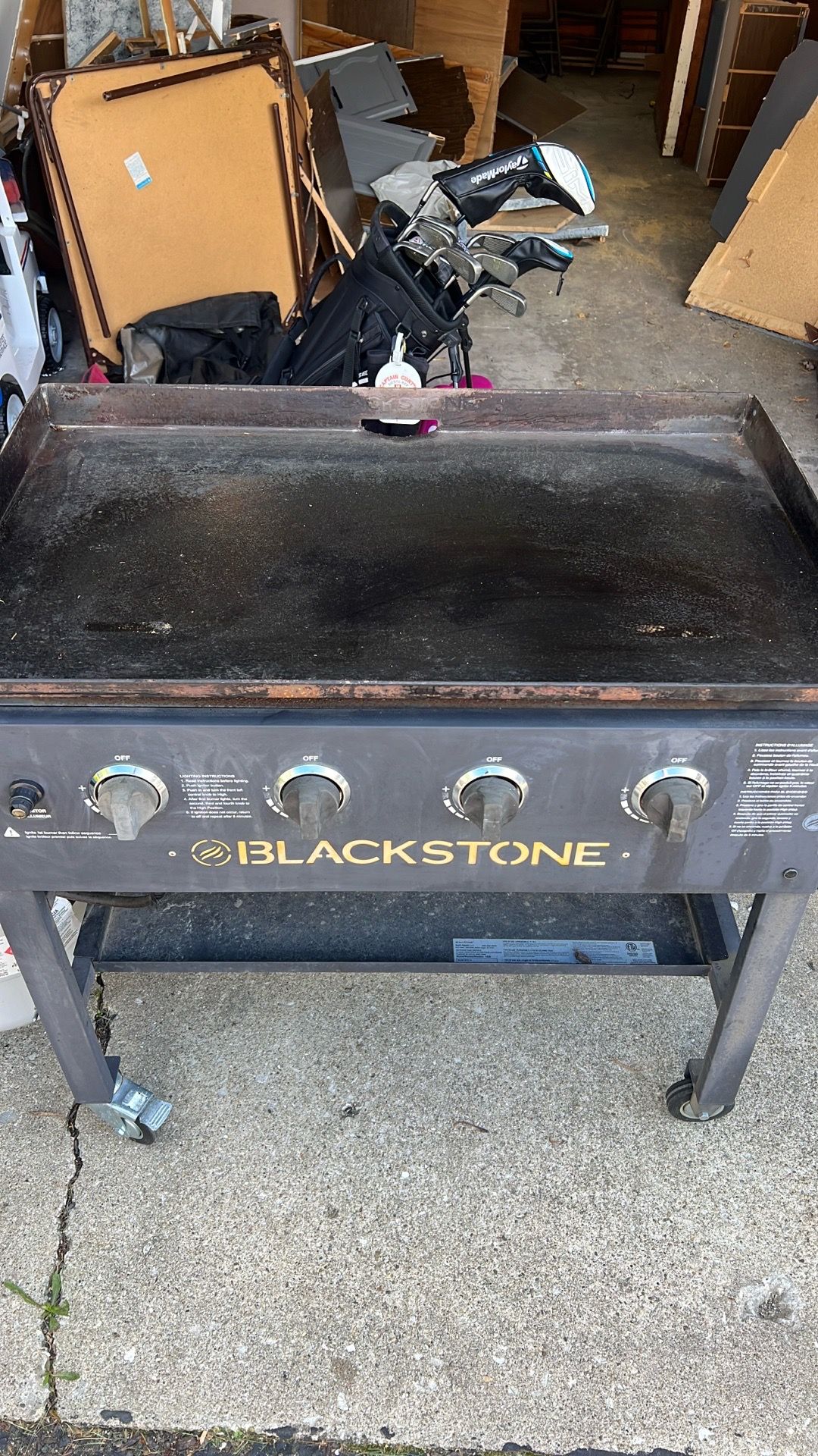 36” Blackstone griddle