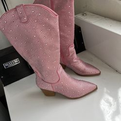 Rhinestone Boots