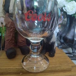 VINTAGE COORS  GOBLET THICK GLASS IN EXCELLENT CONDITION IN CHOWCHILLA 