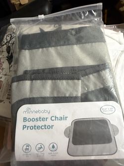 Extra Large Booster Chair Protector Cover, Dining Chair Seat Cover for Booster Seat, Grey