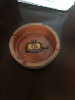 Hand made ashtray