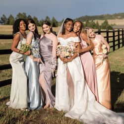 bridesmaids dress all size