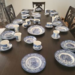 Staffordshire Liberty Blue Dish Set